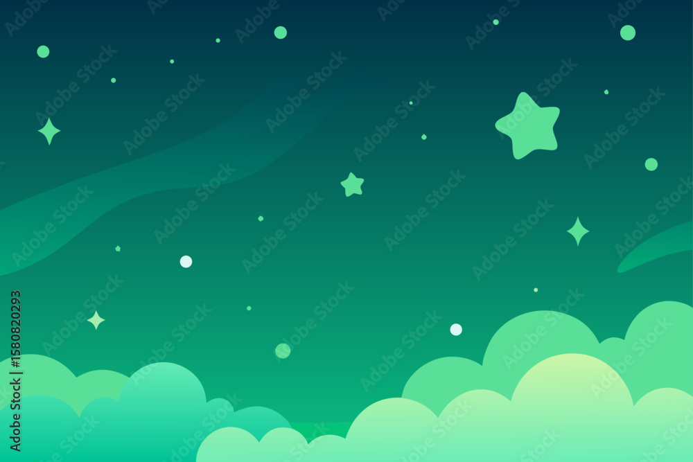 Fototapeta premium seamless pattern with clouds