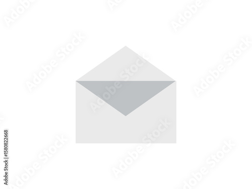 開いたメールのアイコンのイラスト
