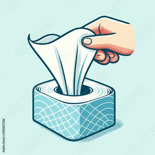 tissue vector illustration 
