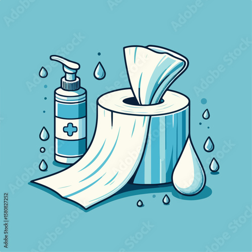 tissue vector illustration 