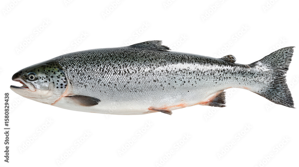 Fresh salmon fish, isolated on a white background. Fresh salmon fish, isolated on a white background.