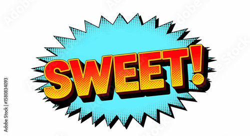 Sweet Vector Graphic Comic Book Style, Bursting with Retro Pop Art (14).eps