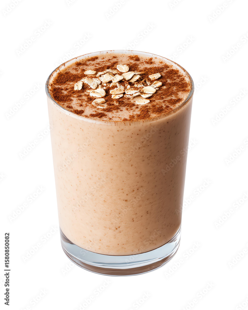 Isolated transparent png Breakfast Dishes classic smoothie Creamy smoothie topped with oats, served in a clear glass. Isolated transparent png Breakfast Dishes classic smoothie Creamy smoothie topped with oats, served in a clear glass.