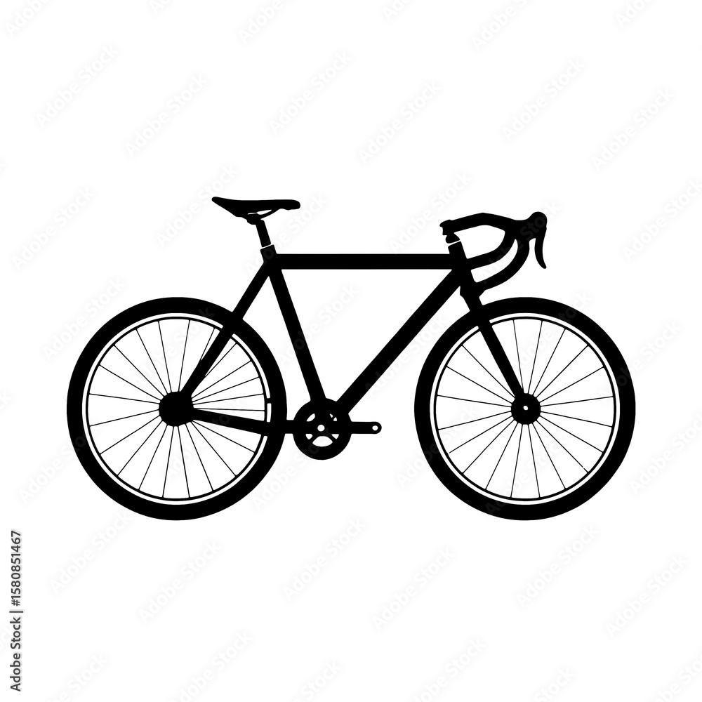 Obraz premium Vector logo icon bicycle