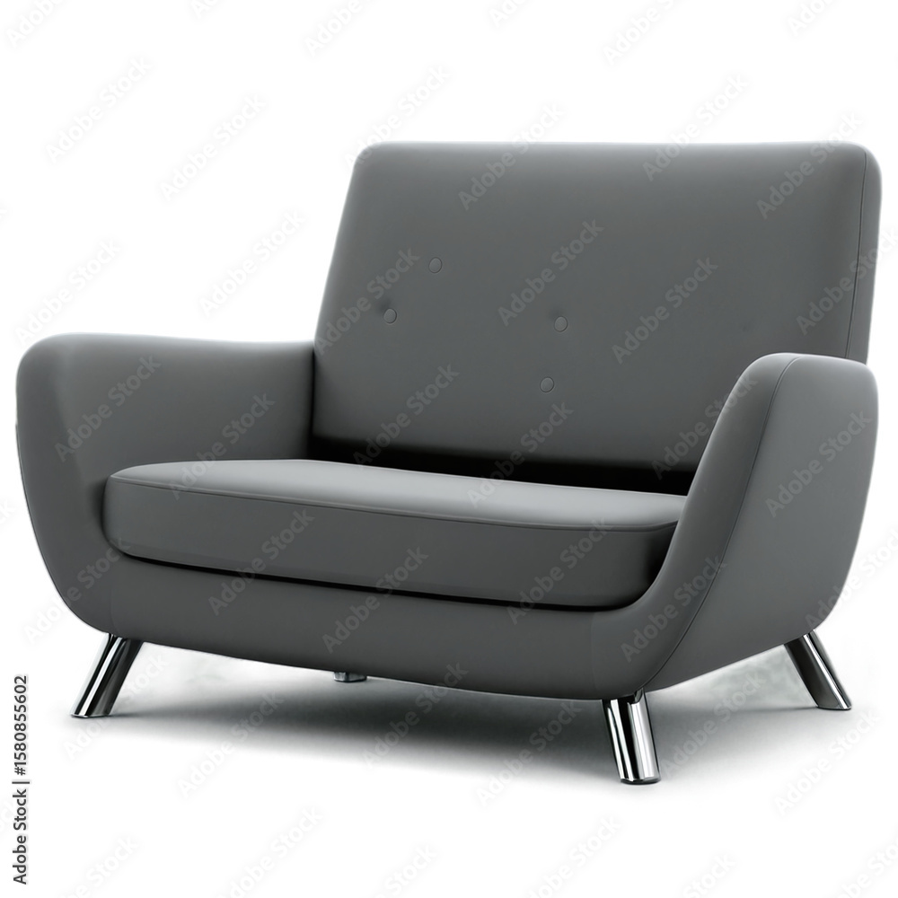 modern sofa chair isolated on transparent background modern sofa chair isolated on transparent background