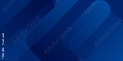 Abstract blue background with glowing geometric lines. Modern blue gradient square shape design. Modern