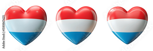 Set For luxembourg flag hearts isolated on transparent background Free Download Set For luxembourg flag hearts isolated on transparent background - GFXLoad