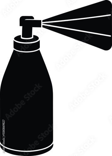 air freshener spray nozzle on white background.eps