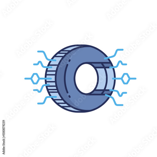 Superconducting Coil Icon