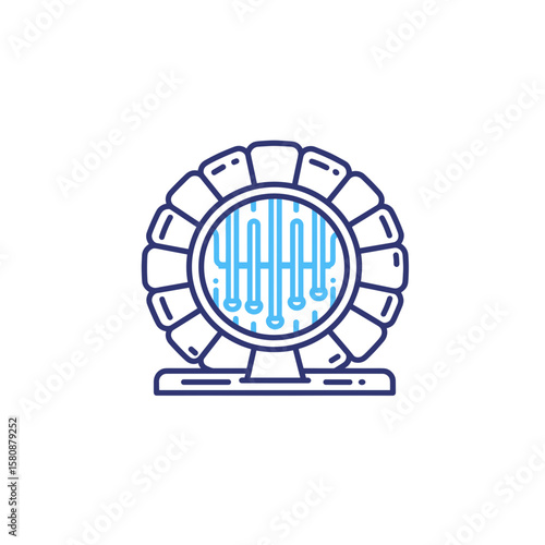 Nuclear Reactor Core Icon
