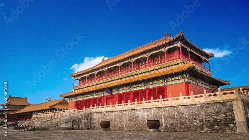 The ancient royal palaces of the Forbidden City in The ancient royal palaces of the Forbidden City in Beijing, ChinaThe ancient royal palaces of the Forbidden City in Beijing,China