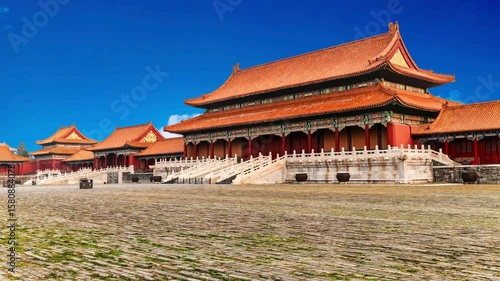 Forbidden City, ancient Chinese royal palace, world famous historical building in Beijing, China.Forbidden City, ancient Chinese royal palace, world famous historical building in Beijing, China.The an