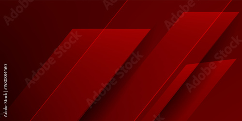 Modern abstract dark red gradient illustration background with 3d look and simple pattern. eps 10