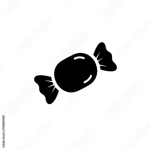 A simple, clean, black and white candy, perfect for any occasion.