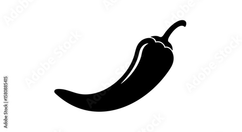 A Chili Pepper Silhouette