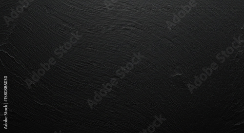 Dark Slate Texture Background for Creative Composites, Smooth Black Stone Surface Close Up Shot for a Minimalist Backdrop