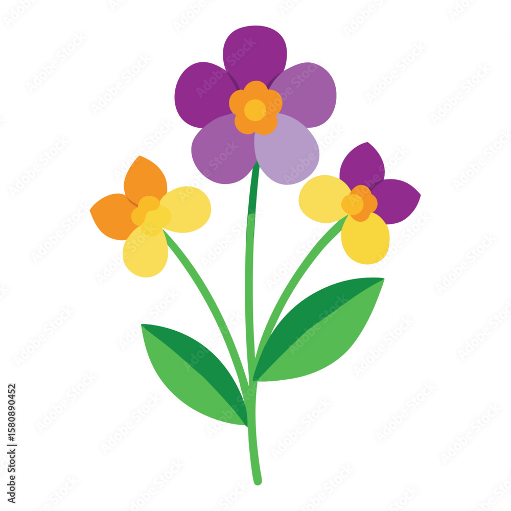 Naklejka premium Abstract geometric pattern with vibrant color accents