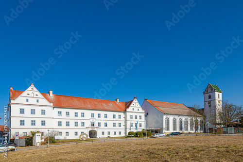 Collegiate church St. Cornelius und Cyprian at Bad Buchau in Germany