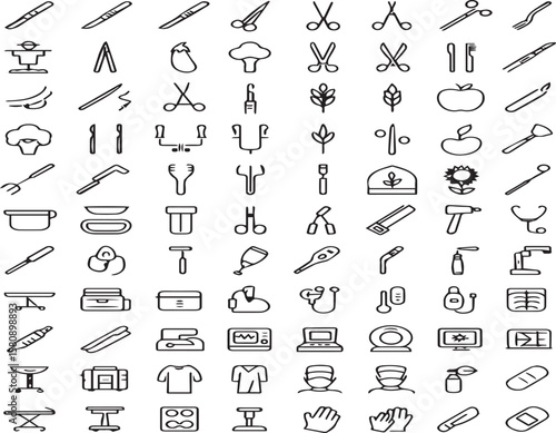 Medical Line Icon Set for Healthcare Design