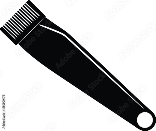  hair clipper silhouette vector illustration