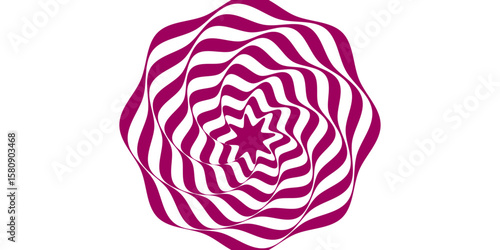 Pink abstract blend design circles. Hypnotic fascinating abstract image vector. dotted affect abstract background in vector. Beauty vector graphic beautiful geometric line art with a luxurious.