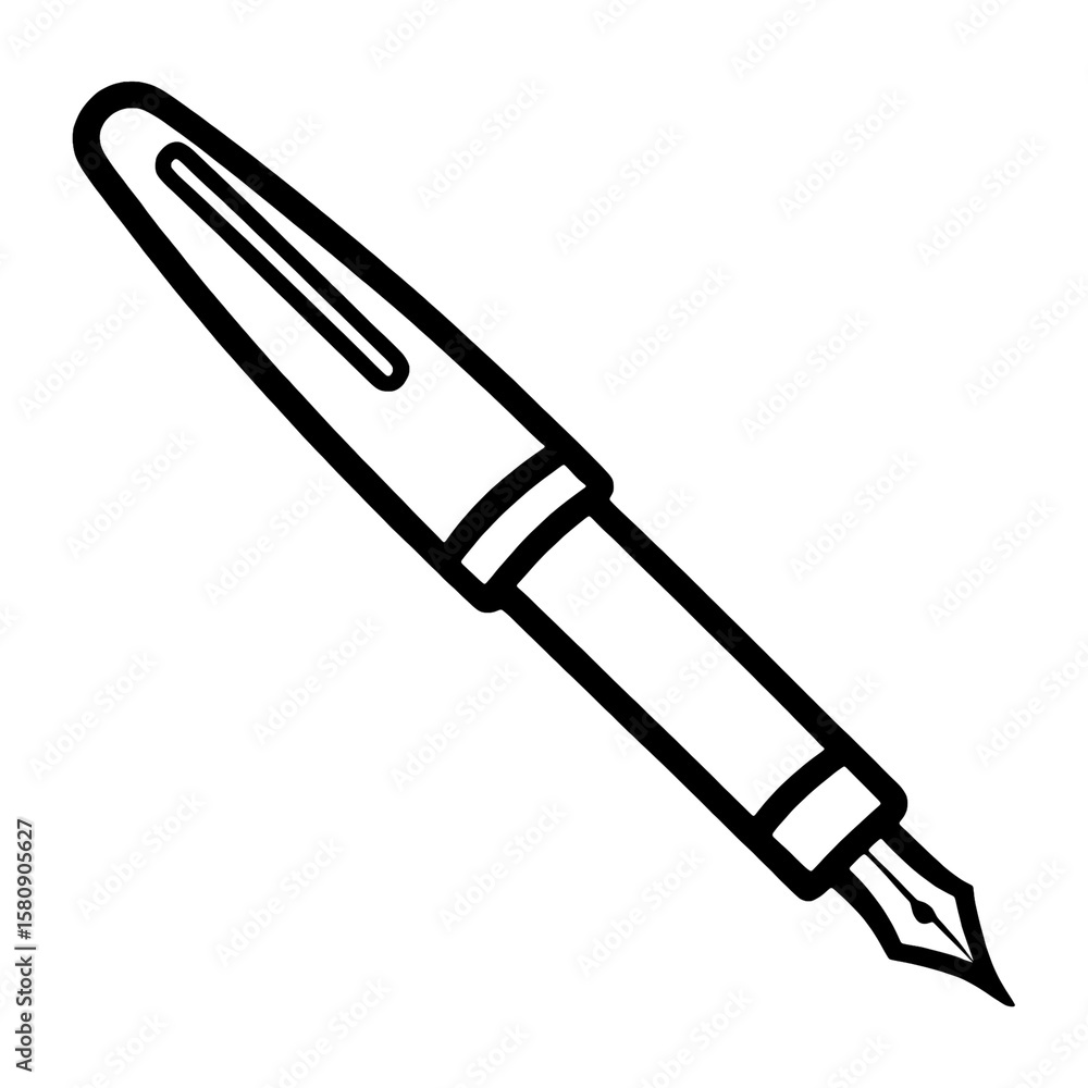 Vector logo icon pen Vector logo icon pen