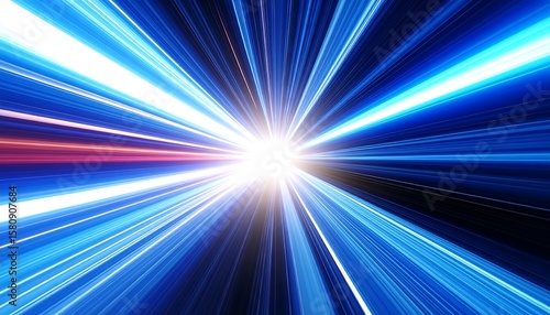 Abstract speed lines radiating from a central point (1)