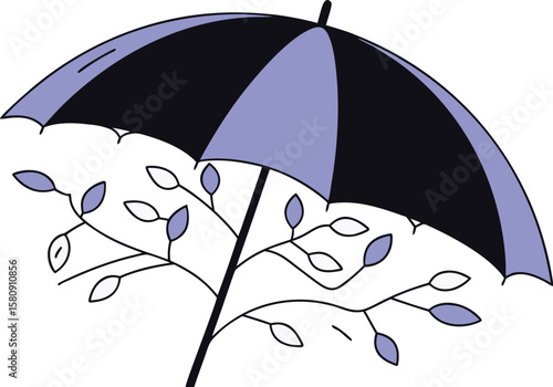 A protective umbrella shielding the earth s delicate ecosystem for world ozone day celebrations