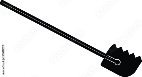lawnmower blade on white background.eps