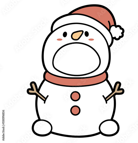 snowmen frame layered cut file .ì- christmas clip art