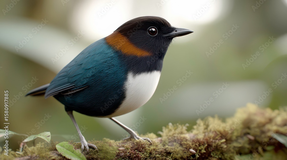 Obraz premium Beautiful Bird Portrait. Avian Wildlife. Nature.