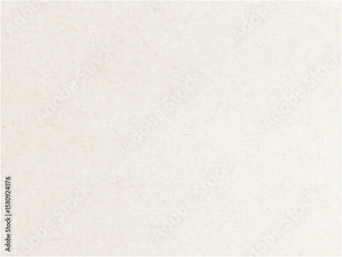 Vintage paper wrinkled texture cream color. Beige paper background with halftone dots, speckles, flecks, particles. Vector illustration