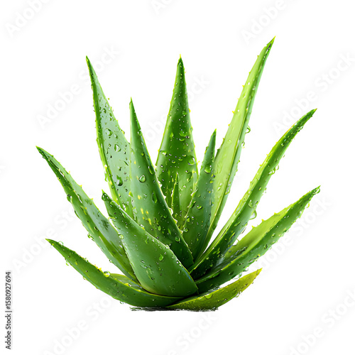 Alovera plant  isolated on a transparent  background