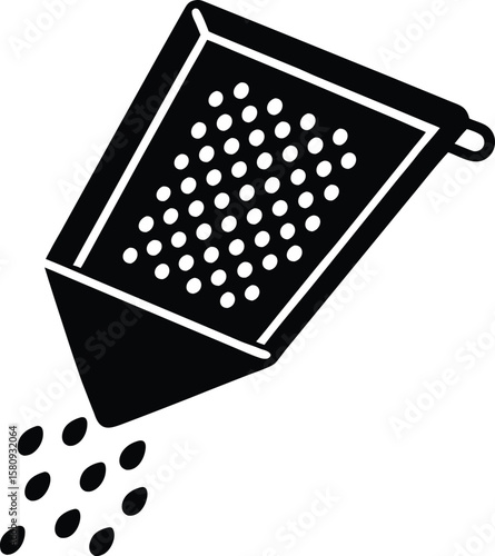 sifting screen on white background.eps