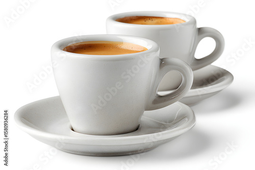 Wallpaper Mural White background featuring standalone espresso cups Torontodigital.ca