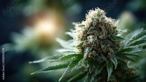 Marijuana Close-up Bud and Flower