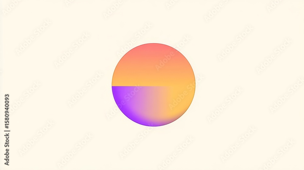 Vibrant Sunset Circle, Summer Activity, Digital Art, Minimalist Style, Abstract Environment, Artistic Perspective Vibrant Sunset Circle, Summer Activity, Digital Art, Minimalist Style, Abstract Environment, Artistic Perspective
