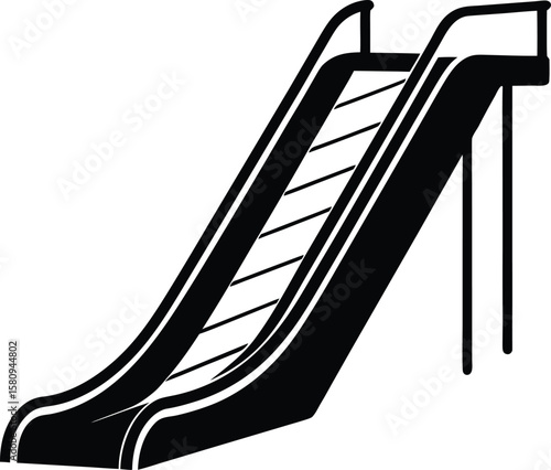 water slide on white background.eps