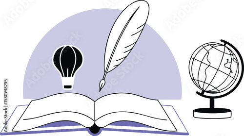 Celebrate global awareness with a vibrant banner poster for international literacy day featuring educational themes and inspiring messages