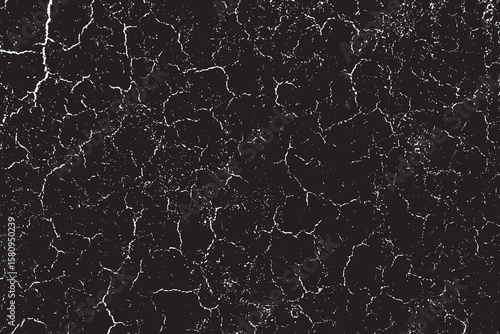 Ground cracks vector texture backgrounds. Use this texture to create realistic ground crack aesthetics in vector format for any graphic design project.