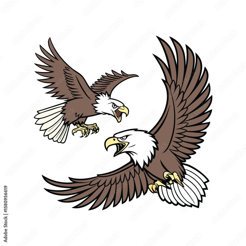 Obraz premium eagle in flight