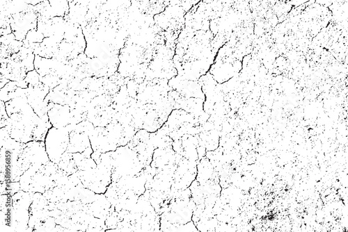 Ground cracks vector texture backgrounds. Use this texture to create realistic ground crack aesthetics in vector format for any graphic design project.