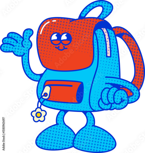 School Backpack Mascot