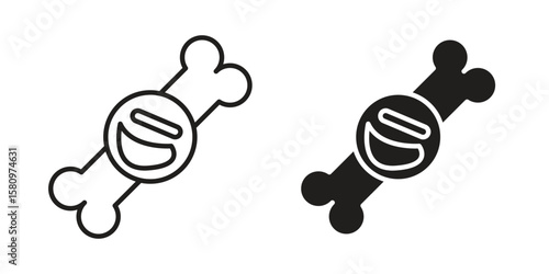 Multiple myeloma icon, outline vector sign, linear and solid style pictogram isolated on white.