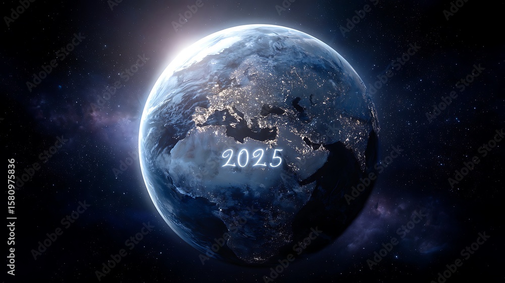 Obraz premium Stunning Earth: A Cosmic Perspective