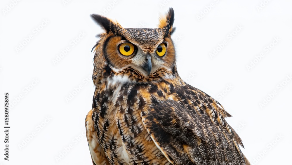 Fototapeta premium owl isolated on white