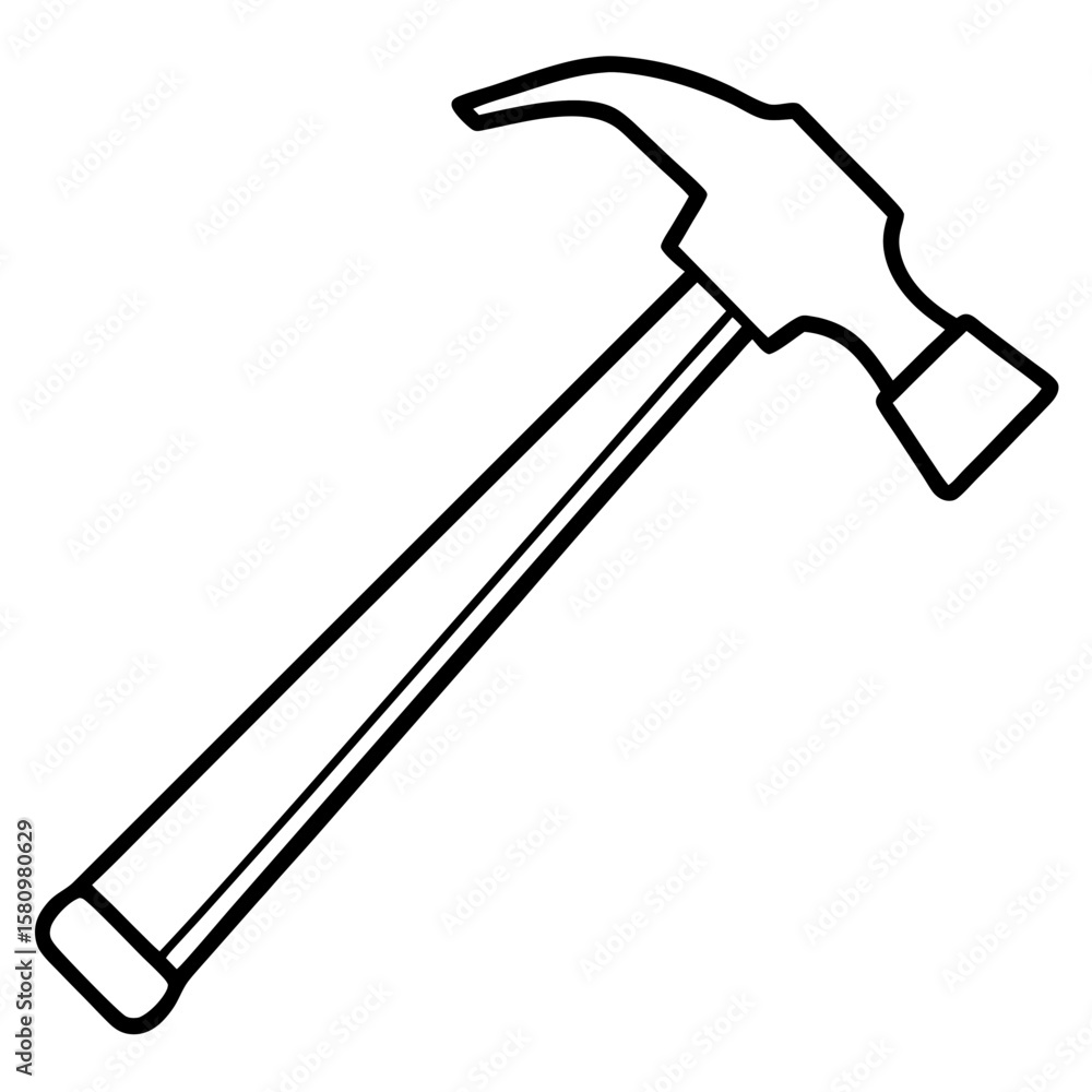 Simple Hammer Silhouette Simple Hammer Silhouette