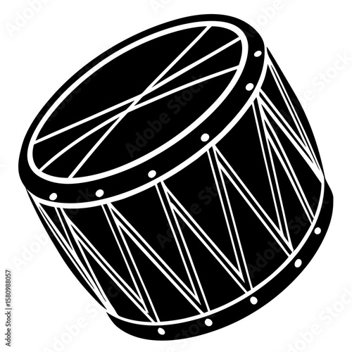 Drum   Vector AI Line Art for Creative Heritage and Cultural Projects