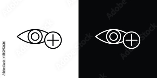 Vision insurance icon. Symbol for your web site design, logo, app, UI. Vector illustration. EPS10