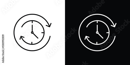 Uptime and downtime icon. Symbol for your web site design, logo, app, UI. Vector illustration. EPS10